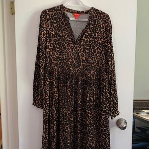 Leopard print dress